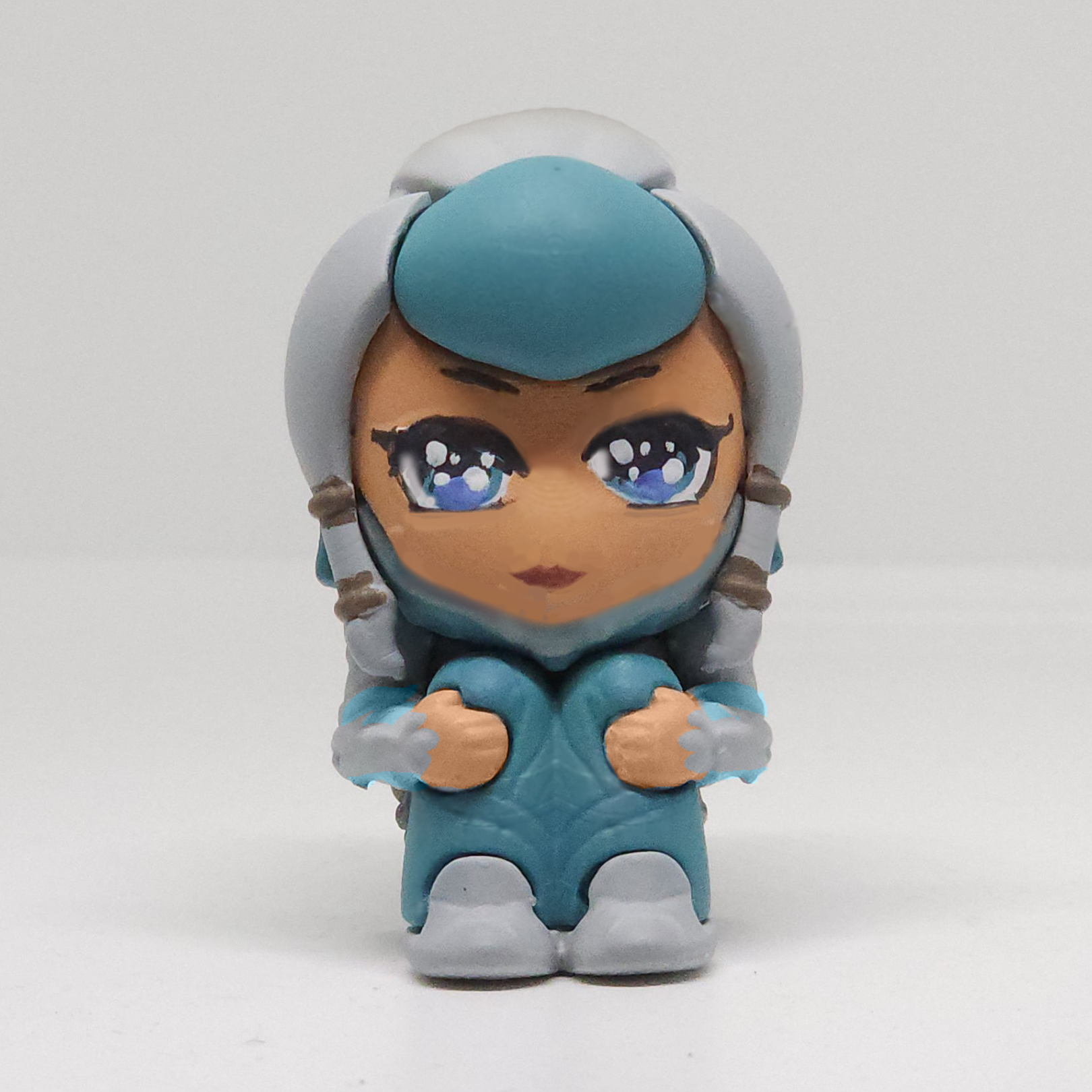 Warframe Aoi Sitting Mini JohJoh Figurine