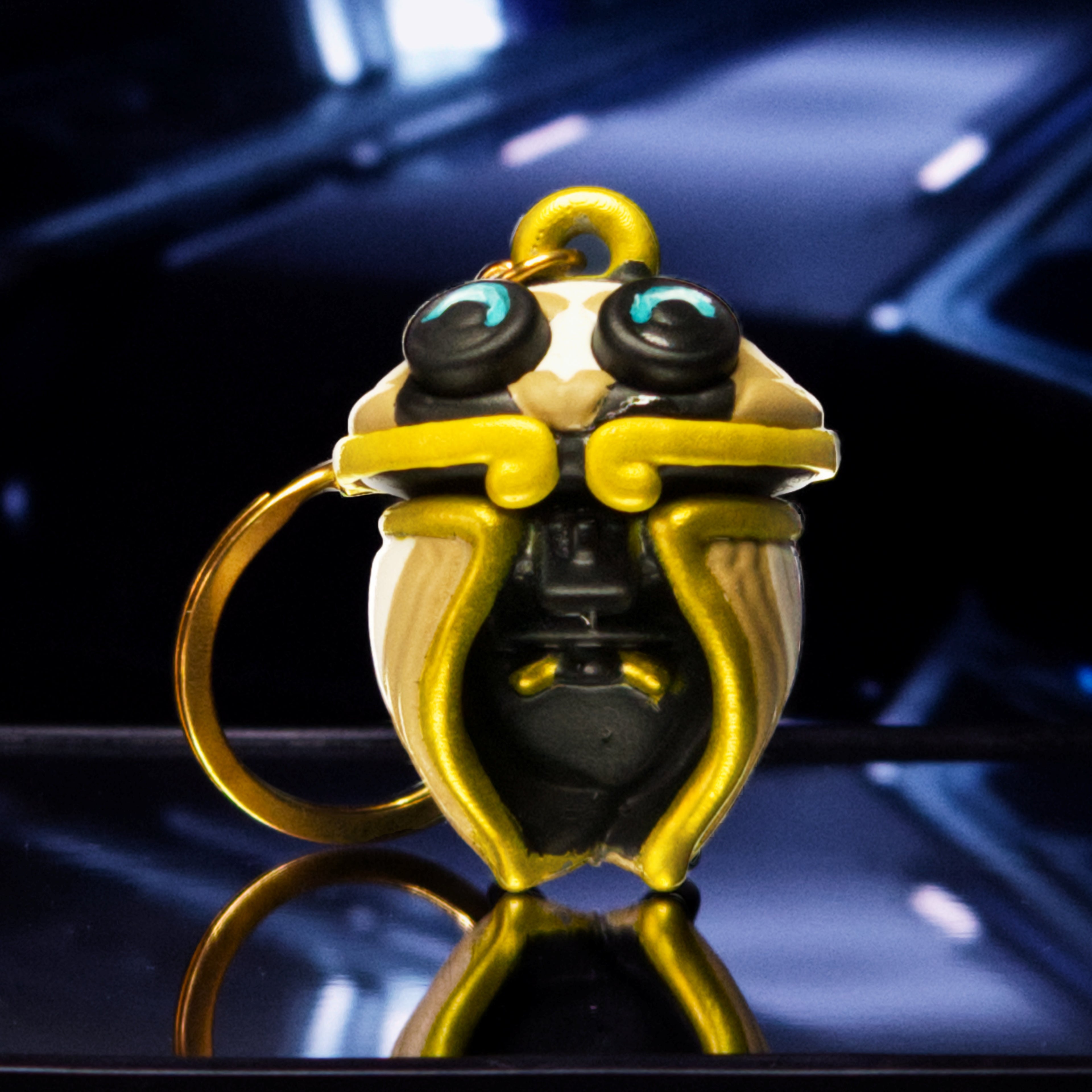 Warframe Ordis Chibi Wiggle Bobblehead Keychain