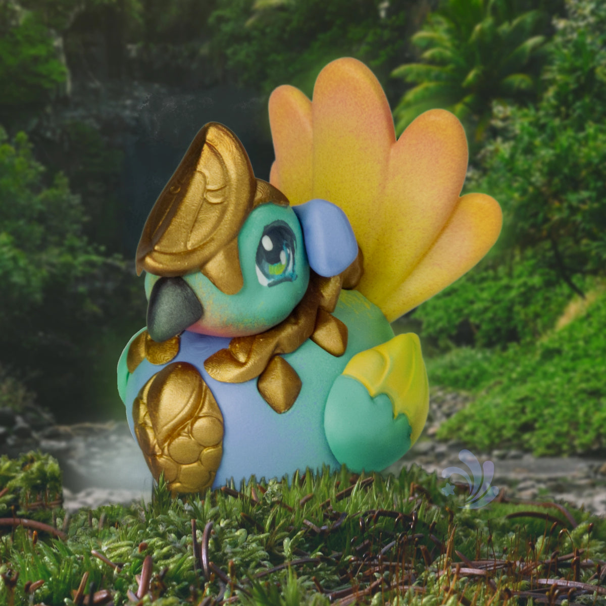 Warframe Bird 3 Chibi Sitting Tabletop Limited-Edition Collectible JohJoh Figurine